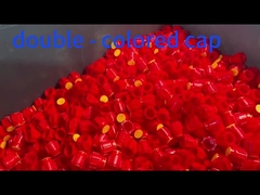 Zweifarbige Spritzgießkappen